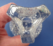 Load image into Gallery viewer, 1980s Lars Hellsten 1984 Winter Olympics Orrefors Candle Holder
