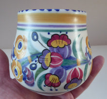 Load image into Gallery viewer, Early 1930s Art Deco Poole CARTER, STABLER &amp; ADAMS Pottery Fuchsia Pattern Bowl
