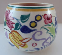 Load image into Gallery viewer, Early 1950s POOLE Pottery Floral Pattern Decorative Small Bowl
