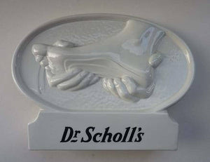 1930s ROYAL CERAMIC Feet. Rare Dr Scholl’s Advertising Display. Very Quirky & Sculptural