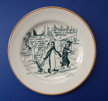 Load image into Gallery viewer, 1920s Royal Doulton Daily Mirror Pip, Squeak &amp; Wilfred Side Plate. 6 1/2 inches diameter. EXTREMELY RARE
