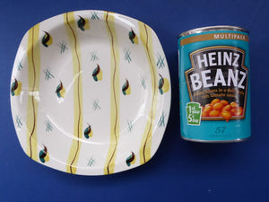 1950s MIDWINTER Shallow Bowl. Collectable FIESTA PATTERN. Designed by Jessie Tait in 1953