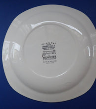 Load image into Gallery viewer, 1950s MIDWINTER Square Dinner Plates. Collectable FIESTA PATTERN. Designed by Jessie Tait in 1953
