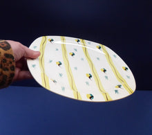 Load image into Gallery viewer, 1950s MIDWINTER Square Dinner Plates. Collectable FIESTA PATTERN. Designed by Jessie Tait in 1953
