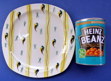 Load image into Gallery viewer, 1950s MIDWINTER Square Dessert Plates. Collectable FIESTA PATTERN. Designed by Jessie Tait in 1953
