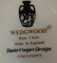 Load image into Gallery viewer, SUSIE COOPER for WEDGWOOD. 1971 Cornpoppy Design. Stylish Floral Bone China Smaller Sugar Bowl &amp; Milk Jug
