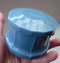 Load image into Gallery viewer, Max Factor ART DECO Blue Plastic / Celluloid Powder Box Cover
