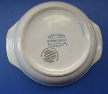 Load image into Gallery viewer, Large SCOTTISH Vintage WILD BERRIES Design Serving Bowl with Lug Handles by Highland Stoneware. Hand Decorated (C)
