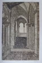Load image into Gallery viewer, Listed Artist. Valerie Thornton (1931 - 1991). Romanesque Church, Segovia. Etching &amp; Aquatint. Signed and dated 1979
