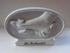 1930s ROYAL CERAMIC Feet. Rare Dr Scholl’s Advertising Display. Very Quirky & Sculptural