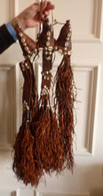 Load image into Gallery viewer, Early 20th Century Antique Camel Halter or Headdress. Leather Tassels and Shells
