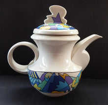 Load image into Gallery viewer, ROSENTHAL 1980s Studio Line Teapot, Milk Jug &amp; Sugar Bowl. Spirit Wonderland by Dorothy Hafner
