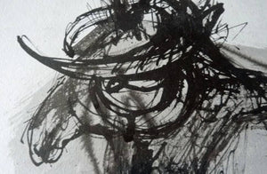 Scottish Art for Sale Robin Philipson Pen and Ink Drawing of a Ram