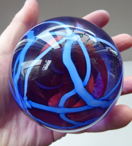 SCOTTISH Caithness Glass Paperweight: Vibrance by Alastair MacIntosh, 1989