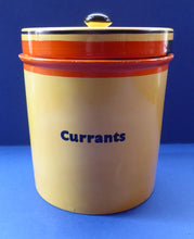 Load image into Gallery viewer, Rare Carlton Ware Large Art Deco Storage Jars 1930s Sunshine Yellow Geometic Pattern
