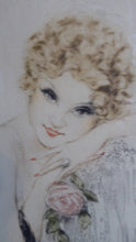 Load image into Gallery viewer, Louis Icart Colour Etching for Sale. La Belle Rose 1930s
