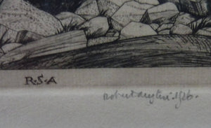 Robert Sargent Austin Cadore Line Engraving Signed Dated 1926