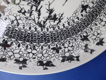 Load image into Gallery viewer, MASSIVE 14 inch Bjorn Wiinblad Wall Plate or Charger. From the Seasons Series: WINTER Nymolle Denmark, 1960s (A)
