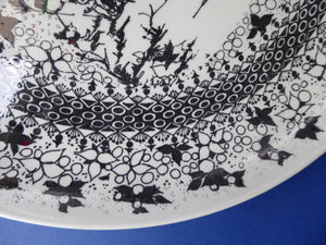MASSIVE 14 inch Bjorn Wiinblad Wall Plate or Charger. From the Seasons Series: WINTER Nymolle Denmark, 1960s (A)