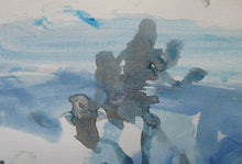 Load image into Gallery viewer, Scottish Art. GEORGE HAIG, 2nd Earl Haig (1918 - 2009) Original Abstract Watercolour Painting: Majorca II
