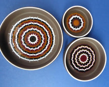 Load image into Gallery viewer, Set of Three 1970s Graduated HORNSEA Muramic Lancaster Vitramic Shallow Dishes. John Clappison Designs
