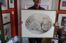 Load image into Gallery viewer, Louis Icart Colour Etching for Sale. La Belle Rose 1930s
