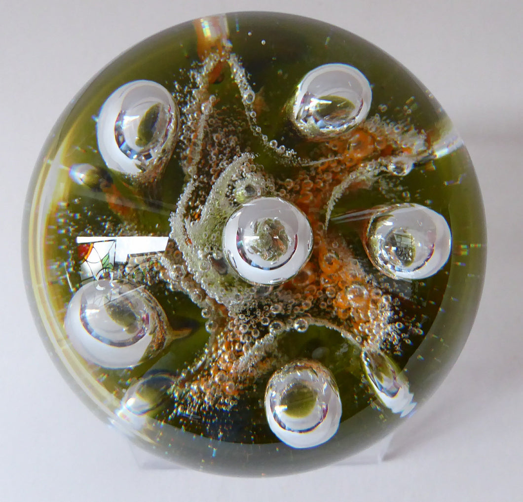 Colin Terris Caithness Paperweight 1983 Sea Dance Seadance