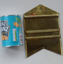 Load image into Gallery viewer, Vintage 1950s CIGARETTE CASE by Rex. Unusual Case in the Shape of a Blue Envelope which opens to reveal a shiny gold linterior
