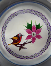 Load image into Gallery viewer, CHRISTMAS ROBIN 1981. SCOTTISH Caithness Glass Faceted Paperweight

