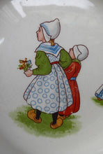 Load image into Gallery viewer, 1940s BABY&#39;S PLATE or BOWL. Charming Dish with Cute Images of Dutch Children
