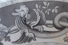 Load image into Gallery viewer, ORIGINAL GEORGIAN Watercolour.  RARE Early 19th Century Grisaille Floral Designs for Plate Border Decorations: H
