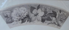 Load image into Gallery viewer, ORIGINAL GEORGIAN Watercolour.  RARE Early 19th Century Grisaille Floral Designs for Plate Border Decorations: E
