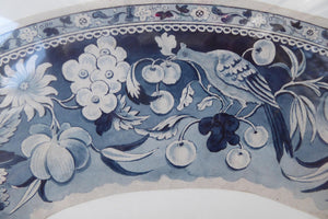 ORIGINAL GEORGIAN Watercolour.  RARE Early 19th Century Grisaille Floral Designs for Plate Border Decorations: B