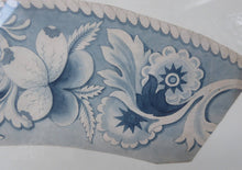 Load image into Gallery viewer, ORIGINAL GEORGIAN Watercolour.  RARE Early 19th Century Grisaille Floral Designs for Plate Border Decorations: A
