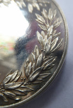 Load image into Gallery viewer, 1950s Royal Horticultural Society Silver Medal / Medallion.  NO INSCRIPTIONS and in Excellent Condition
