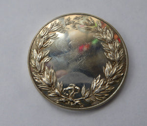 1950s Royal Horticultural Society Silver Medal / Medallion.  NO INSCRIPTIONS and in Excellent Condition