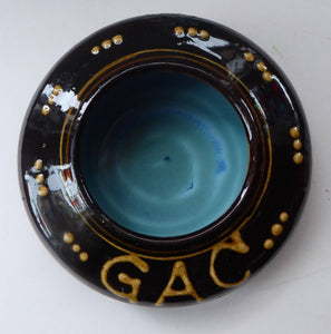 SCOTTISH POTTERY. Historical Interest: 1960s Bowl for the Glasgow Art Club by Robert Sinclair Thomson