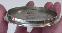 Load image into Gallery viewer, Pretty GLASGOW SCHOOL Lidded Circular Box with Glasgow Rose Motif. In the manner of Margaret Gilmour
