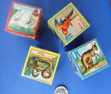 Load image into Gallery viewer, Antique Victorian 1900 Wooden Baby&#39;s Rattle Blocks Puzzle Game. Made in Germany
