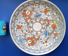Load image into Gallery viewer, MASSIVE Charlotte Rhead Tube Lined Charger for Crown Ducal. 17 inches diameter
