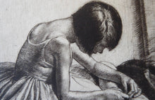 Load image into Gallery viewer, Herbert Johnson Harvey Child of the Ballet 1920s Etching
