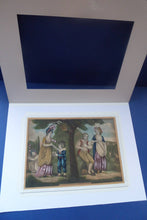 Load image into Gallery viewer, Georgian 18th Century Mezzotint the Seasons. Sping and Summer

