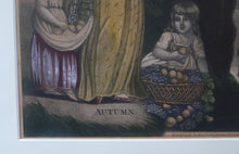 Load image into Gallery viewer, Georgian 18th Century Mezzotint the Seasons. Autumn and Winter
