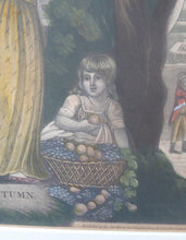 Load image into Gallery viewer, Georgian 18th Century Mezzotint the Seasons. Autumn and Winter
