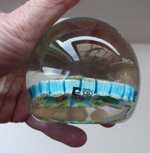 Load image into Gallery viewer, GENUINE Fratelli Toso MURANO Millefiori Carpet Paperweight. 1960s with Original Toso Label. Excellent Condition
