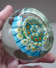Load image into Gallery viewer, GENUINE Fratelli Toso MURANO Millefiori Carpet Paperweight. 1960s with Original Toso Label. Excellent Condition
