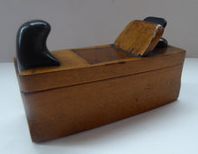 Load image into Gallery viewer, Antique NOVELTY Snuff Puzzle Box in the Shape of a Carpenter&#39;s Woodworking Plane
