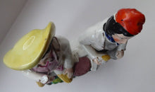Load image into Gallery viewer, SCOTTISH Theme. Large Figure Group of Tam O&#39;Shanter and Souter Johnnie Figurine (from Robert Burns Poem) by SAMPSON SMITH; c1890s
