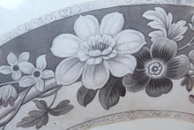Load image into Gallery viewer, ORIGINAL GEORGIAN Watercolour.  RARE Early 19th Century Grisaille Floral Designs for Plate Border Decorations: H
