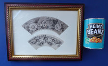 Load image into Gallery viewer, ORIGINAL GEORGIAN Watercolour.  RARE Early 19th Century Grisaille Floral Designs for Plate Border Decorations: G
